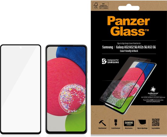 PanzerGlass E2E S.Galaxy A52/A52 5G/A52s/A53 5G, Antibakt (7253) thumbnail