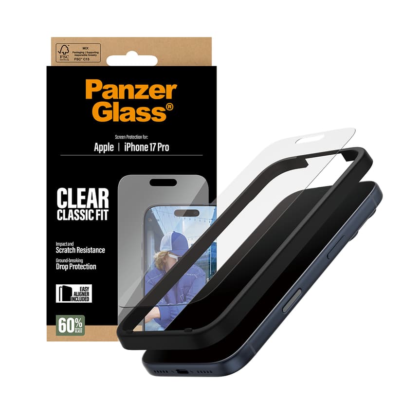 PanzerGlass PG Scrn iPhone 17 Pro Classic WA (PG55915) thumbnail