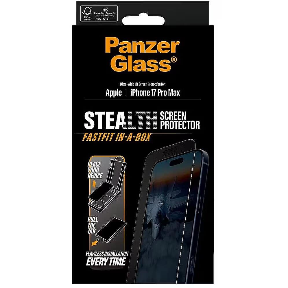 PanzerGlass PG Stealth Scrn iPhone 17 PM UWF FF box (PG63734) thumbnail