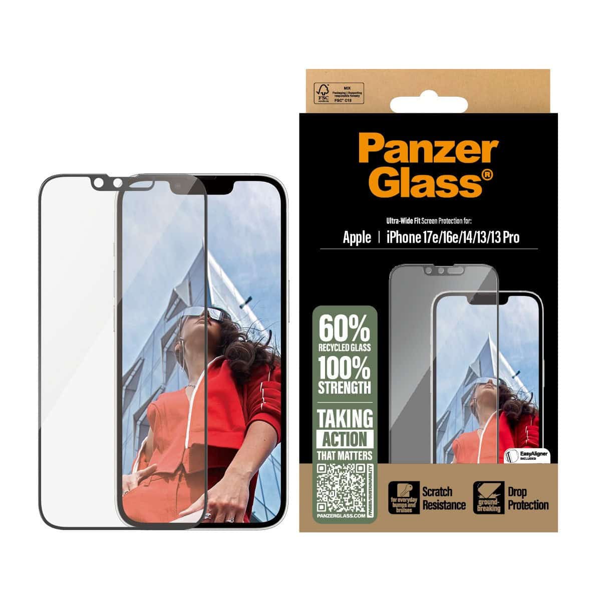 PANZERGLASS SCREEN PROTECTOR (PGRNUWFG29845) thumbnail