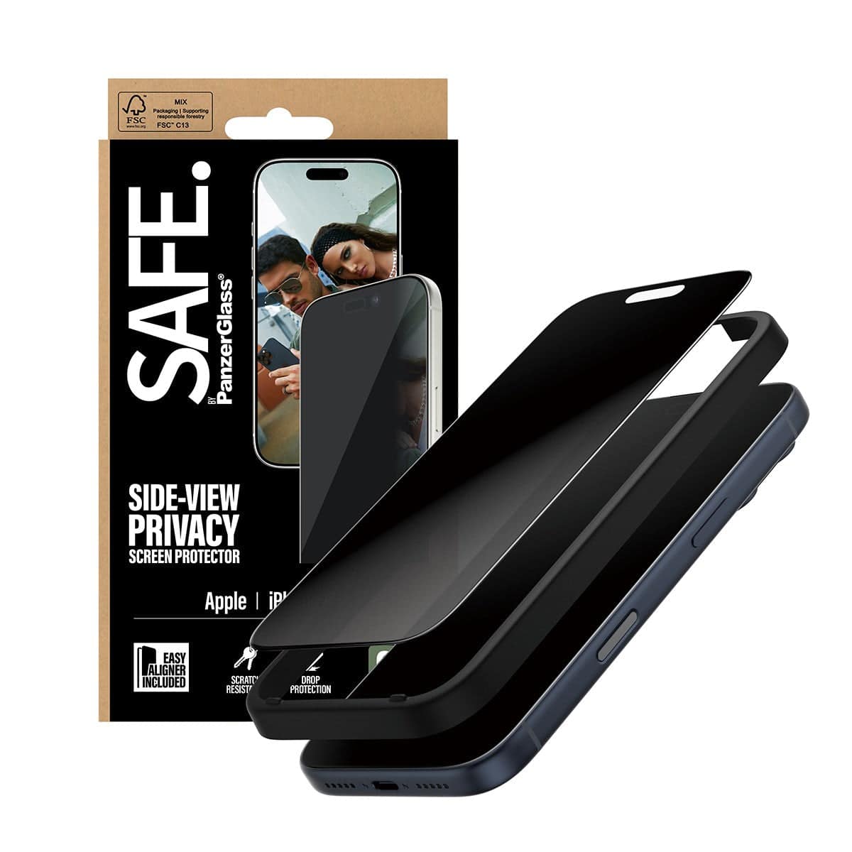 PanzerGlass SAFE Privacy Schutzglas iPhone 17 Pro/UWF (SA21834) thumbnail