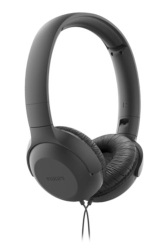 Philips TPV UH 201 BK Headset Bedraad Hoofdband Oproepen/muziek Zwart (TAUH201BK/00) thumbnail