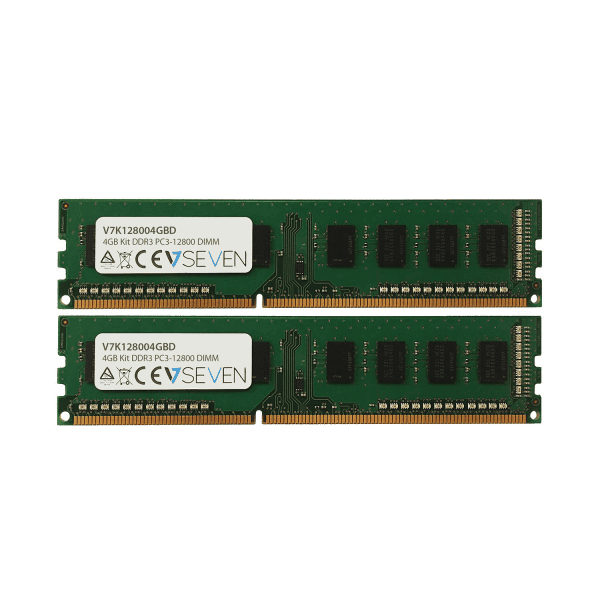V7 - 4GB: 2x2GB - DDR3 - 1600MHz - DIM (V7K128004GBD) thumbnail