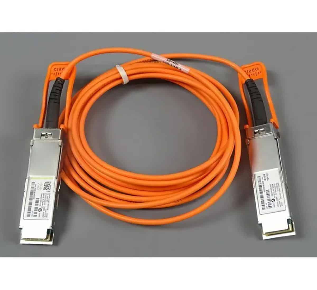 Cisco 40GBASE ACTIVE OPTICAL CABLE 3M (QSFP-H40G-AOC3M=) thumbnail