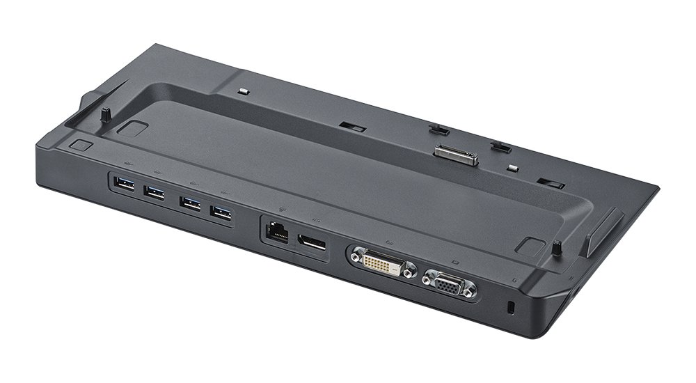 Fujitsu Port Replicator VGA 80 Watt with AC adapter, EU cable set for LIFEBOOK S938 (S26391-F1557-L110) thumbnail