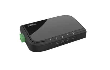 Fujitsu S26391-F6099-L404 interface hub USB 3.2 Gen 1 (3.1 Gen 1) Type-C Zwart (S26391-F6099-L404) thumbnail