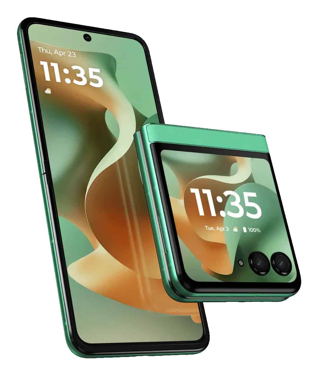 Motorola razr 60 17,5 cm (6.9) Dual SIM Android 15 5G USB Type-C 8 GB 256 GB 4500 mAh Groen (PB860045SE) thumbnail