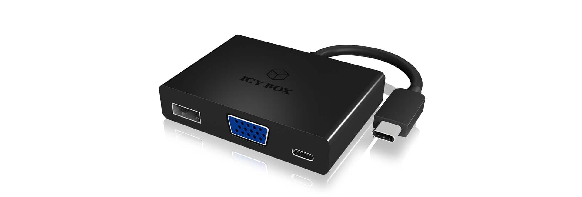 ICY BOX IB-DK4032-CPD interfacekaart/-adapter VGA (IB-DK4032-CPD) thumbnail