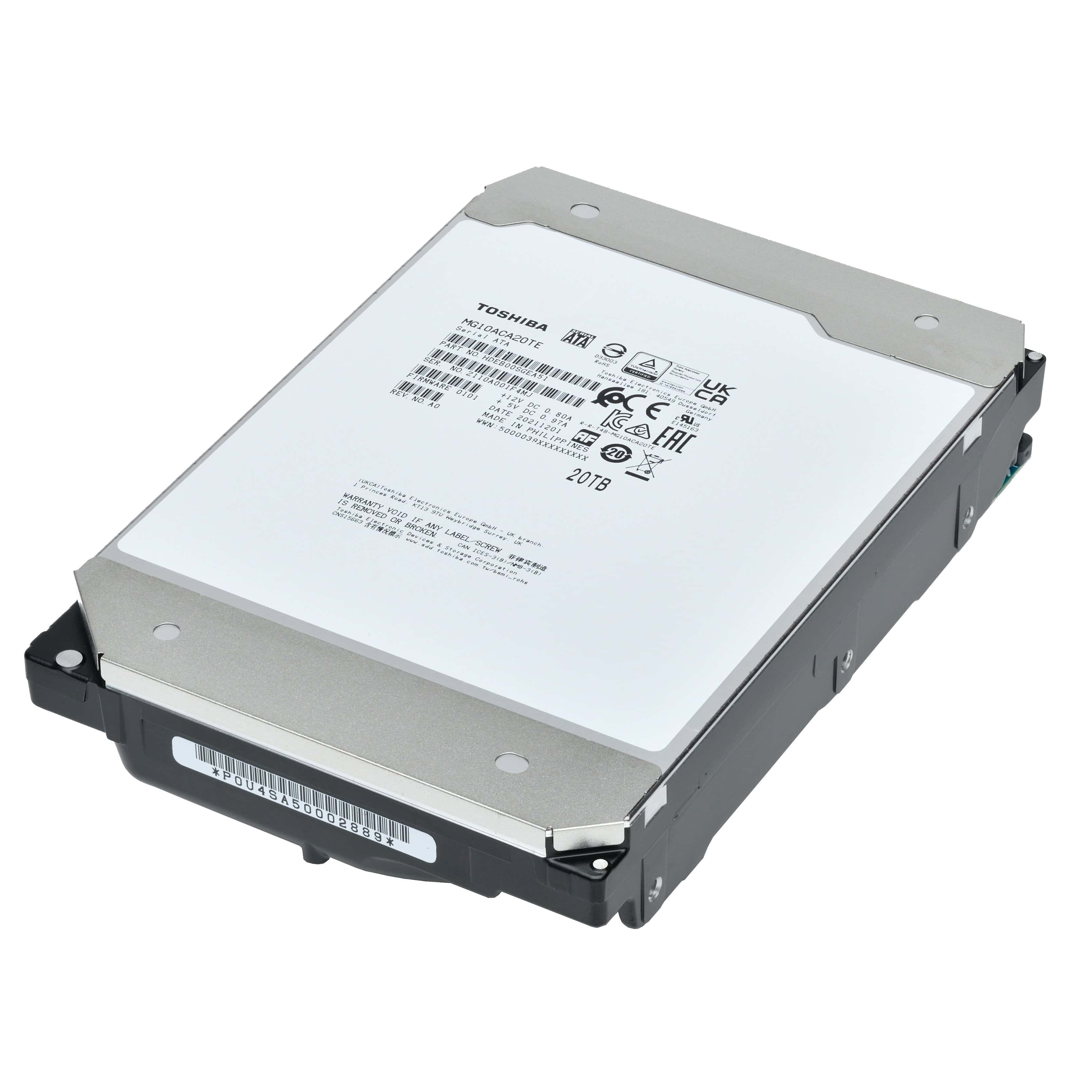 TOSHIBA ENTERPRISE CAPACITY HDD 20TB 3.5 SATA 7200RPM 512MB 4KN (MG10ACA20TA) (MG10ACA20TA) thumbnail