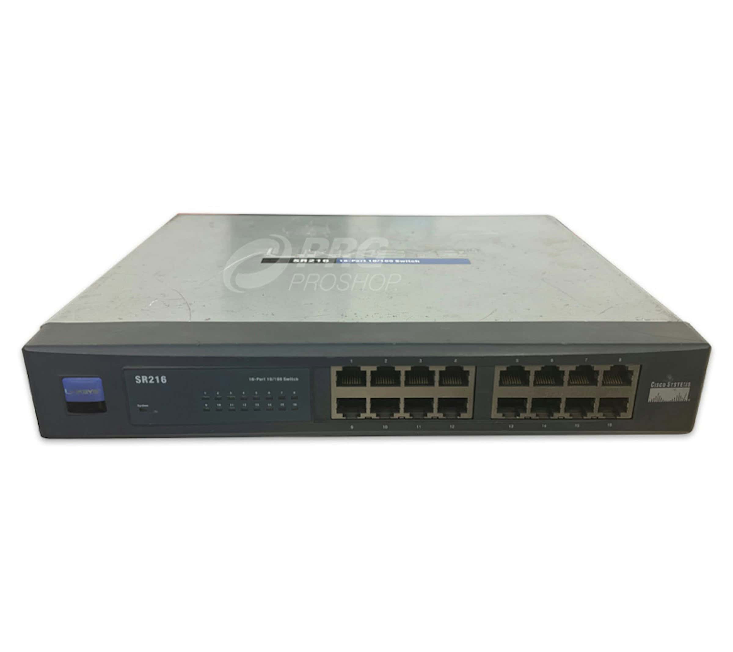 Cisco SR216 16-PORT 10/100 SMALL (SR216-RFB) thumbnail