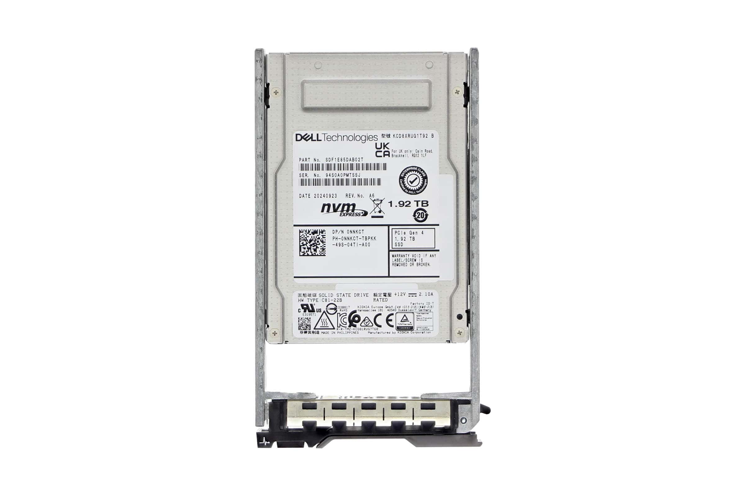 Dell 1.92TB SSD SFF NVMe PCI-e (NNKCT-RFB) thumbnail