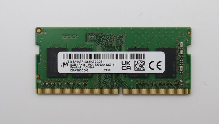 Lenovo SODIMM,8GB, DDR4,3200,Micron (5M30Z71708) (5M30Z71708) thumbnail