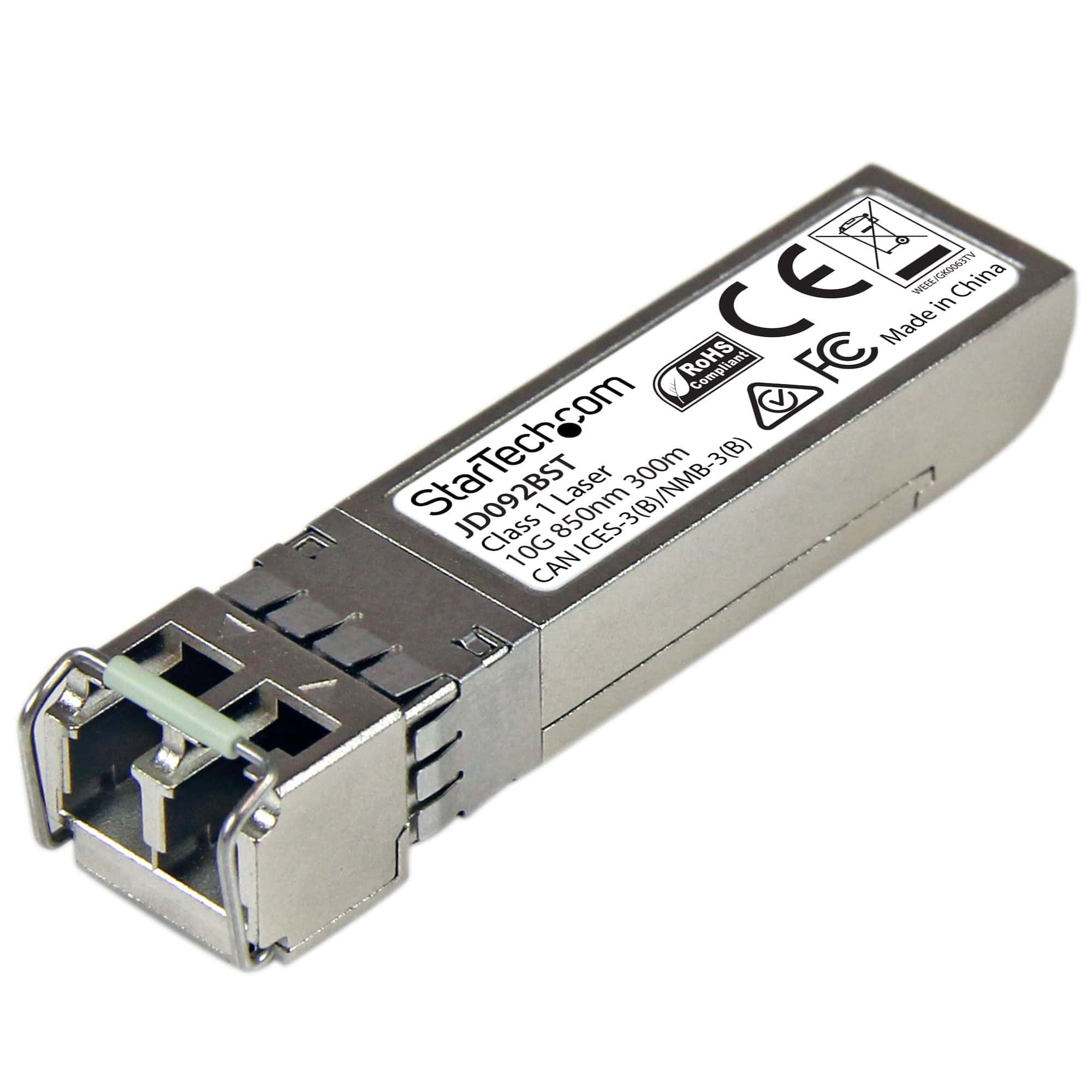 StarTech.com HP JD092B compatibel SFP+ Transceiver module 10GBASE-SR (JD092BST) thumbnail