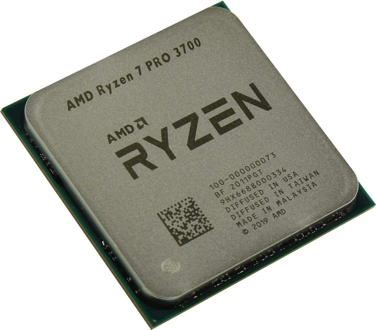 AMD RYZEN 7 PRO 3700 4.40G Single Pack Tray (100-000000073A) thumbnail