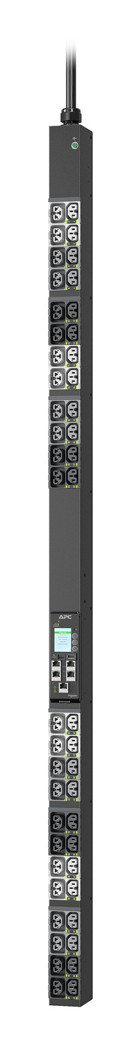 APC NetShelter Rack PDU Advanced Gen 2, Geschakelde en gemeten stopcontacten, 3-fase, 11 kW 400 V 16 A of 11,5 kW 415 V 20 A, 520P6, 48 stopcontacten (APDU11250SM) thumbnail