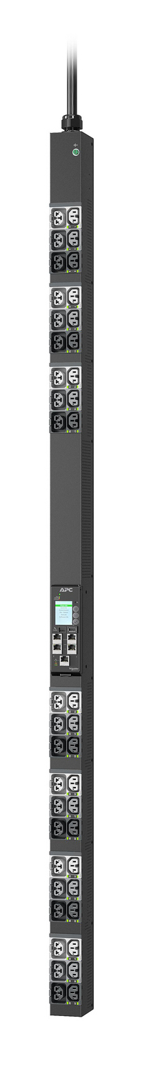 APC NetShelter Rack PDU Advanced Gen 2, Geschakeld, 11,5 kW, 3-fase, 11 kW 400 V 16 A of 11,5 kW 415 V 20 A, 520P6, 42 stopcontacten (APDU11250SW) thumbnail