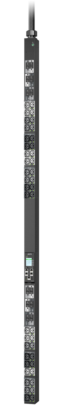 APC NetShelter Rack PDU Advanced Gen 2, geschakeld stopcontact, 3-fase, 43,5 kW 400 V 63 A of 34,6 kW 415 V 60 A, 560P6, 42 stopcontacten (APDU11450SM) thumbnail
