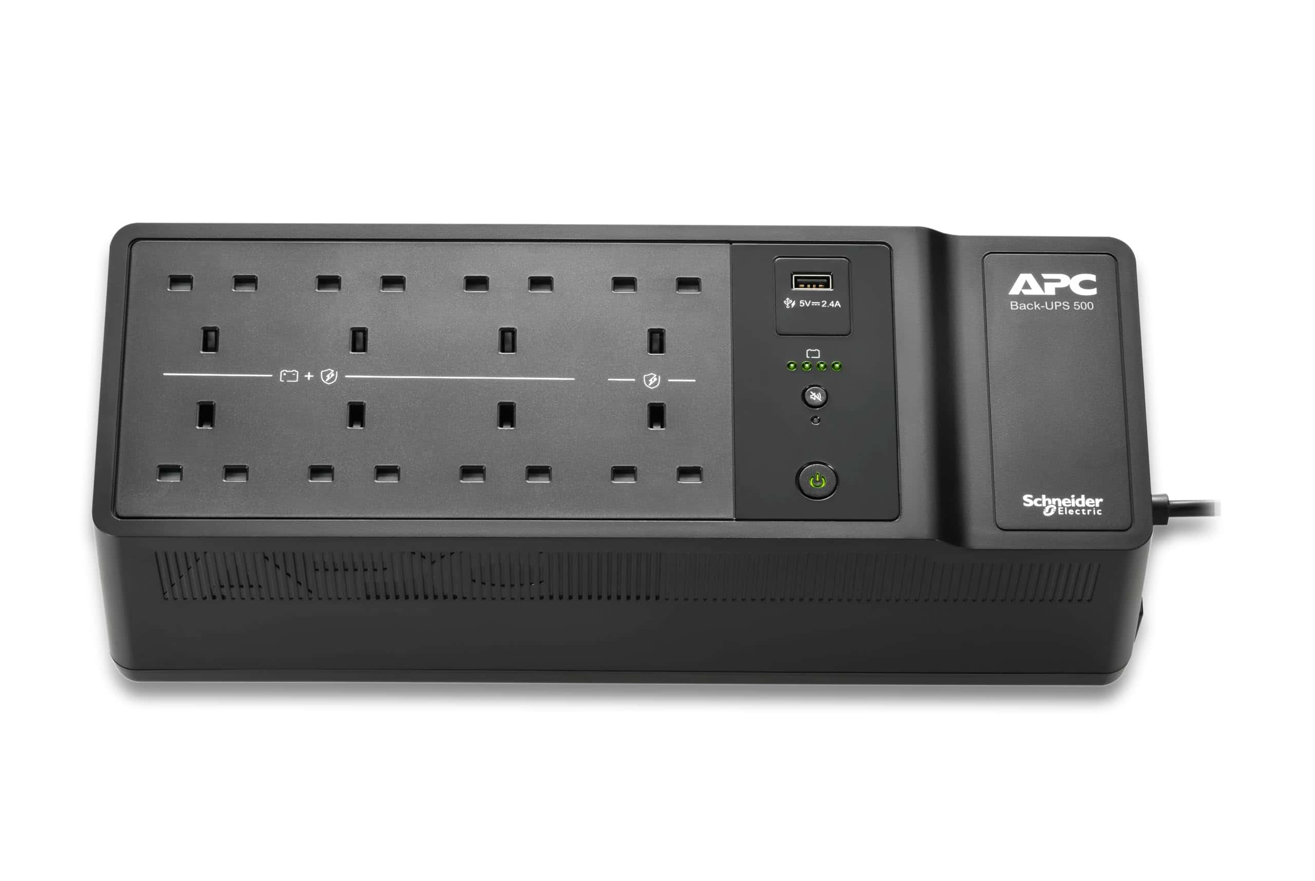 APC Back-UPS 500VA 8 British outlets (BE500G2-UK) thumbnail