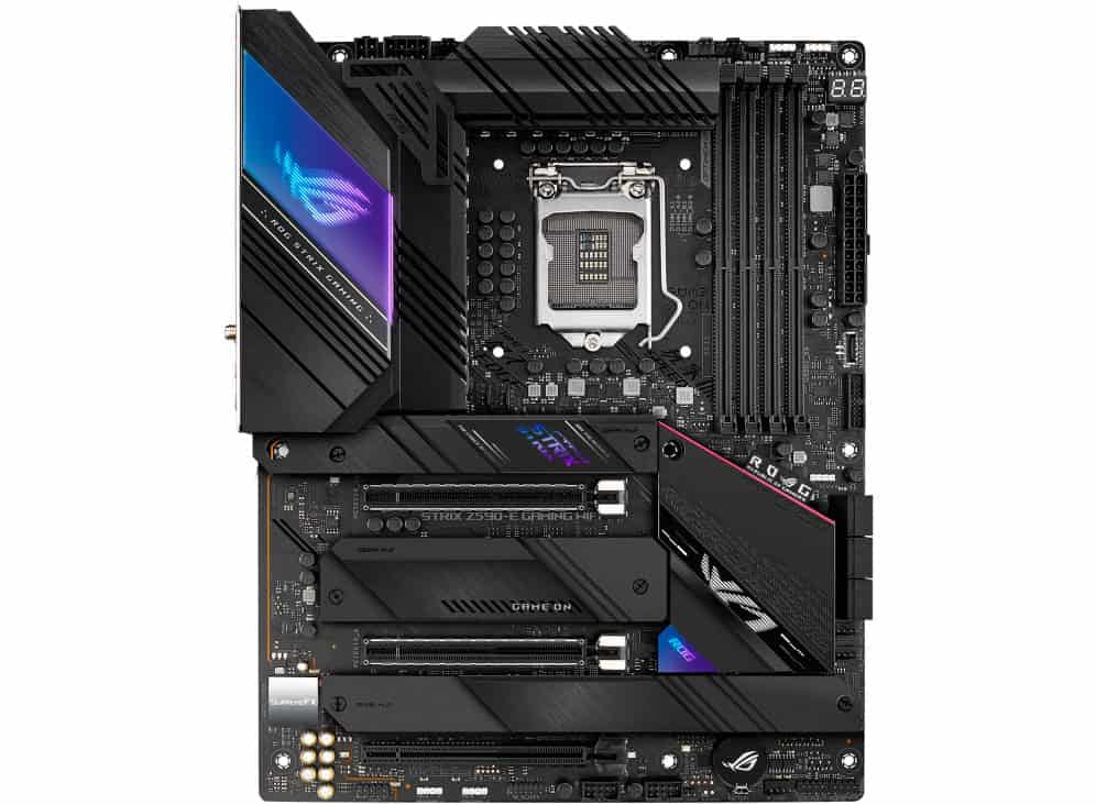 ASUS ROG STRIX Z590-E GAMING WIFI Intel Z590 LGA 1200 (Socket H5) ATX (90MB1640-M0EAY0) thumbnail
