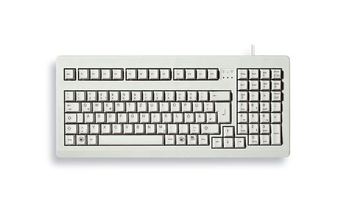 CHERRY G80-1800 toetsenbord Universeel USB QWERTY Amerikaans Engels Grijs (G80-1800LPCEU-0) thumbnail
