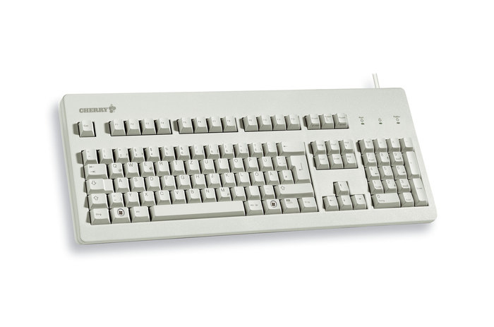 CHERRY G80-3000 toetsenbord Universeel USB QWERTY Amerikaans Engels Grijs (G80-3000LXCEU-0) thumbnail