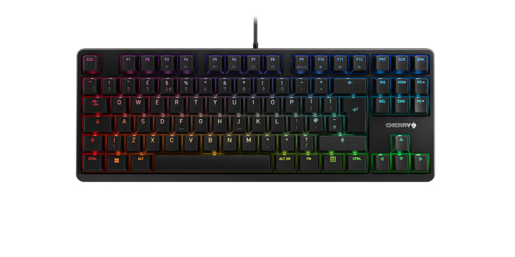CHERRY MX 3.1 RGB WHITE Keyboard Corded (G80-3890LIAFR-0) thumbnail