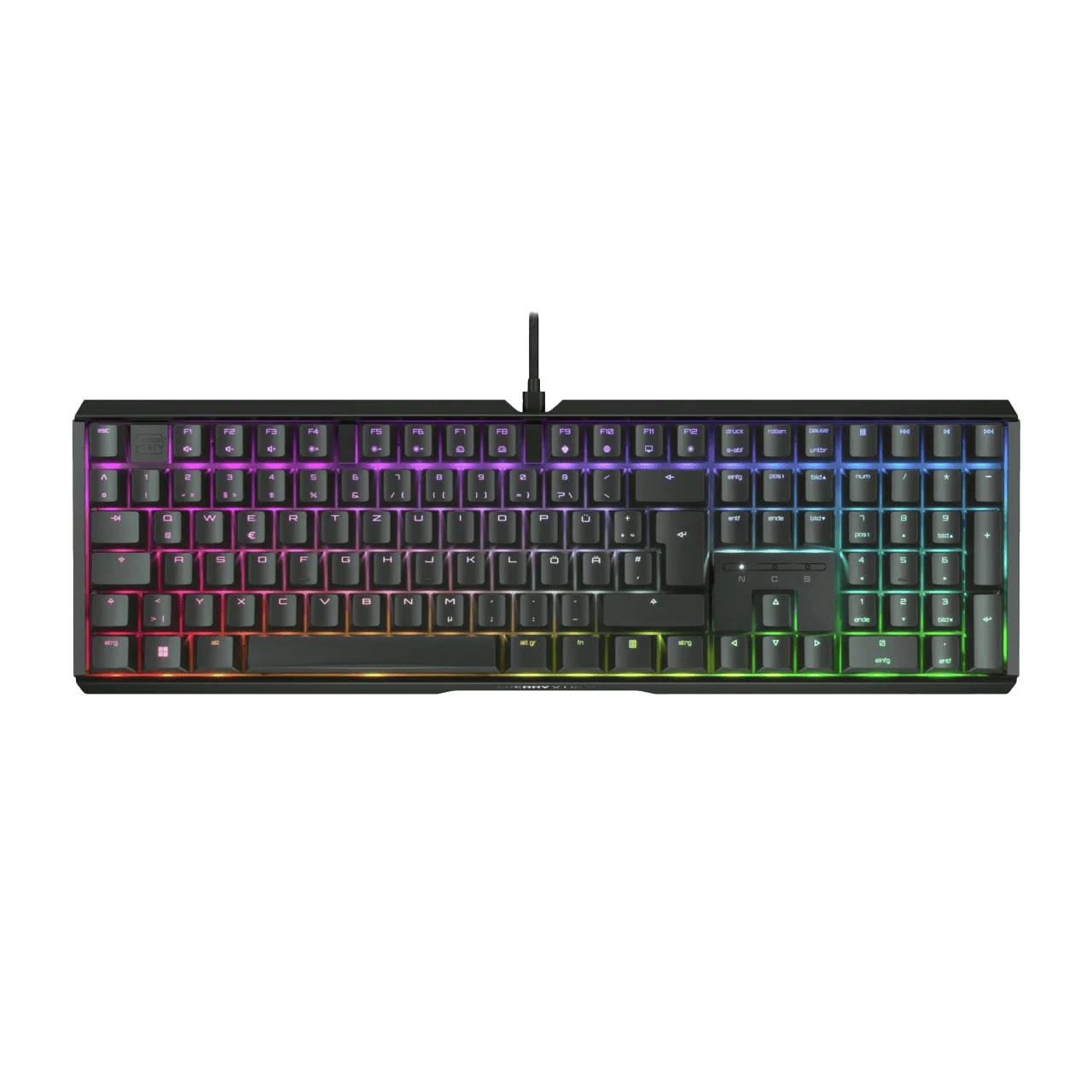 CHERRY MX 3.1 RGB BLACK Keyboard Corded (G80-3890LJAGB-2) thumbnail