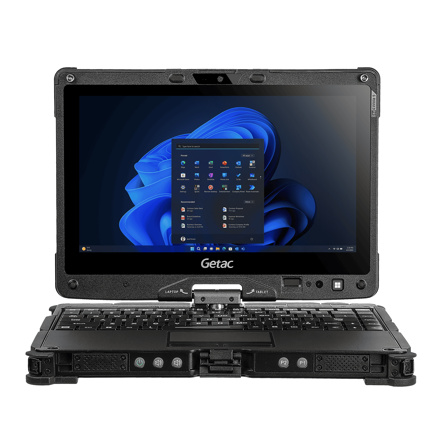 Getac S410G5 - i5-1340P 14in (No Cam) PCIe LCD (ST2D6A3ESDXI) thumbnail