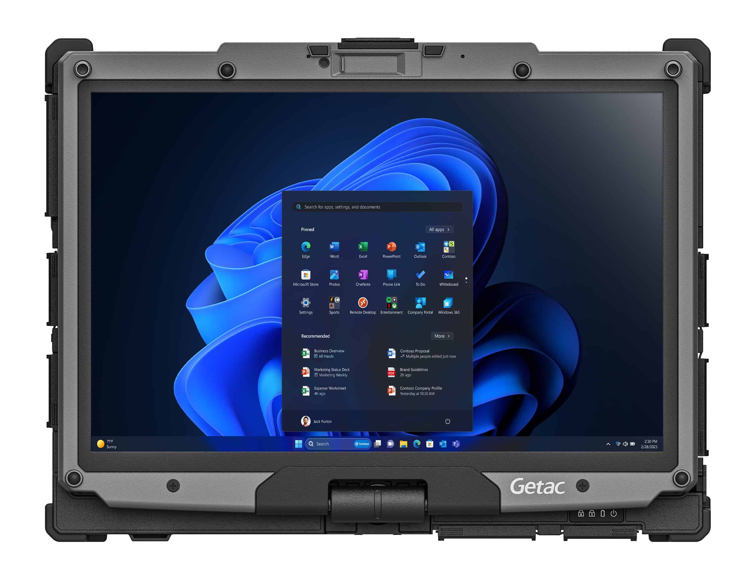 Getac V120 U7-255H 12.2in WCAM W11P 16GB 512GB (VV316YJ3BGBG) thumbnail