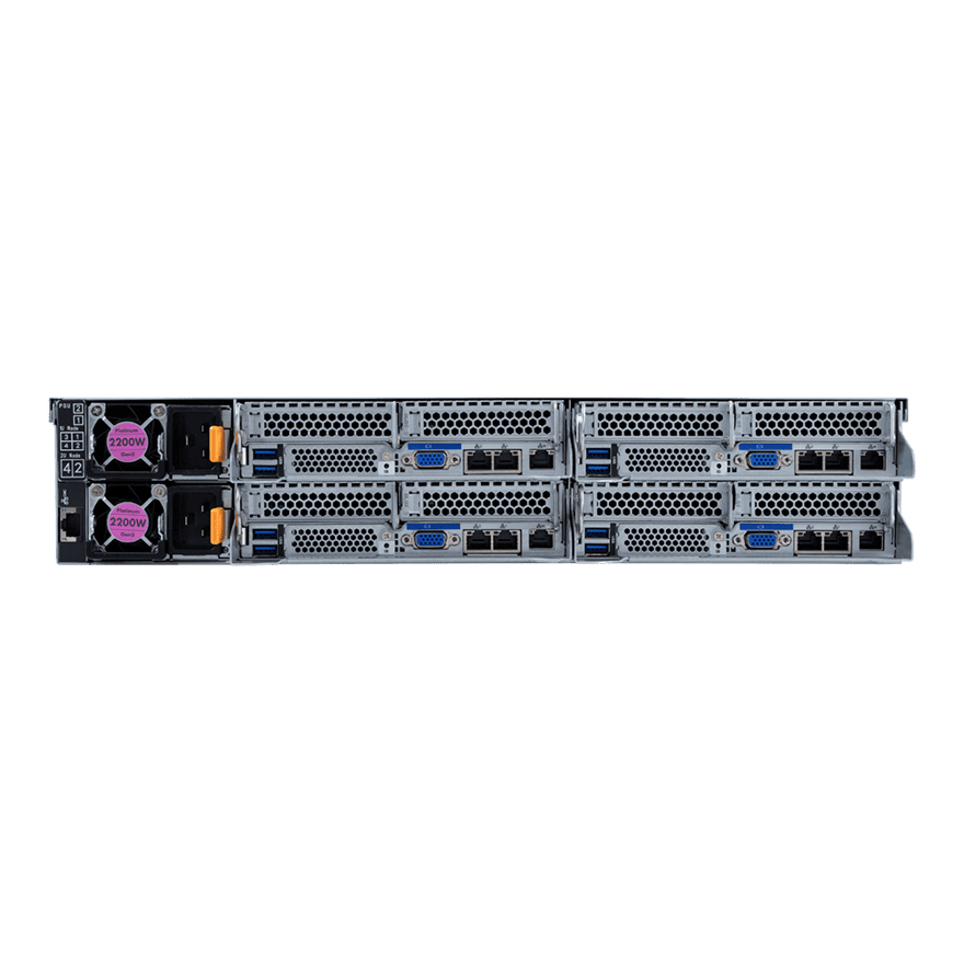 Gigabyte Intel BAREBONE H262-NO0-PT 2U4N 2CPU (6NH262NO0MR-00-PT) thumbnail