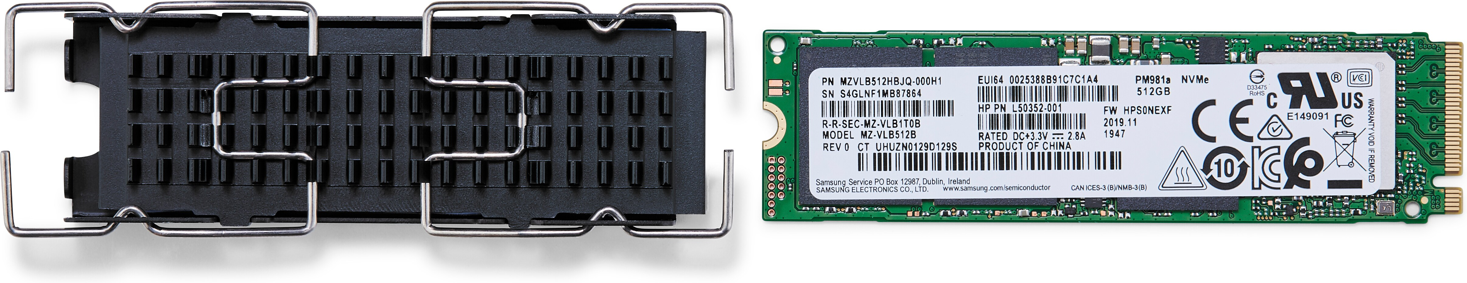 HP ZTurbo 512GB TLC Z2 G5 TWR/SFF SSDKit (141M5AA) thumbnail