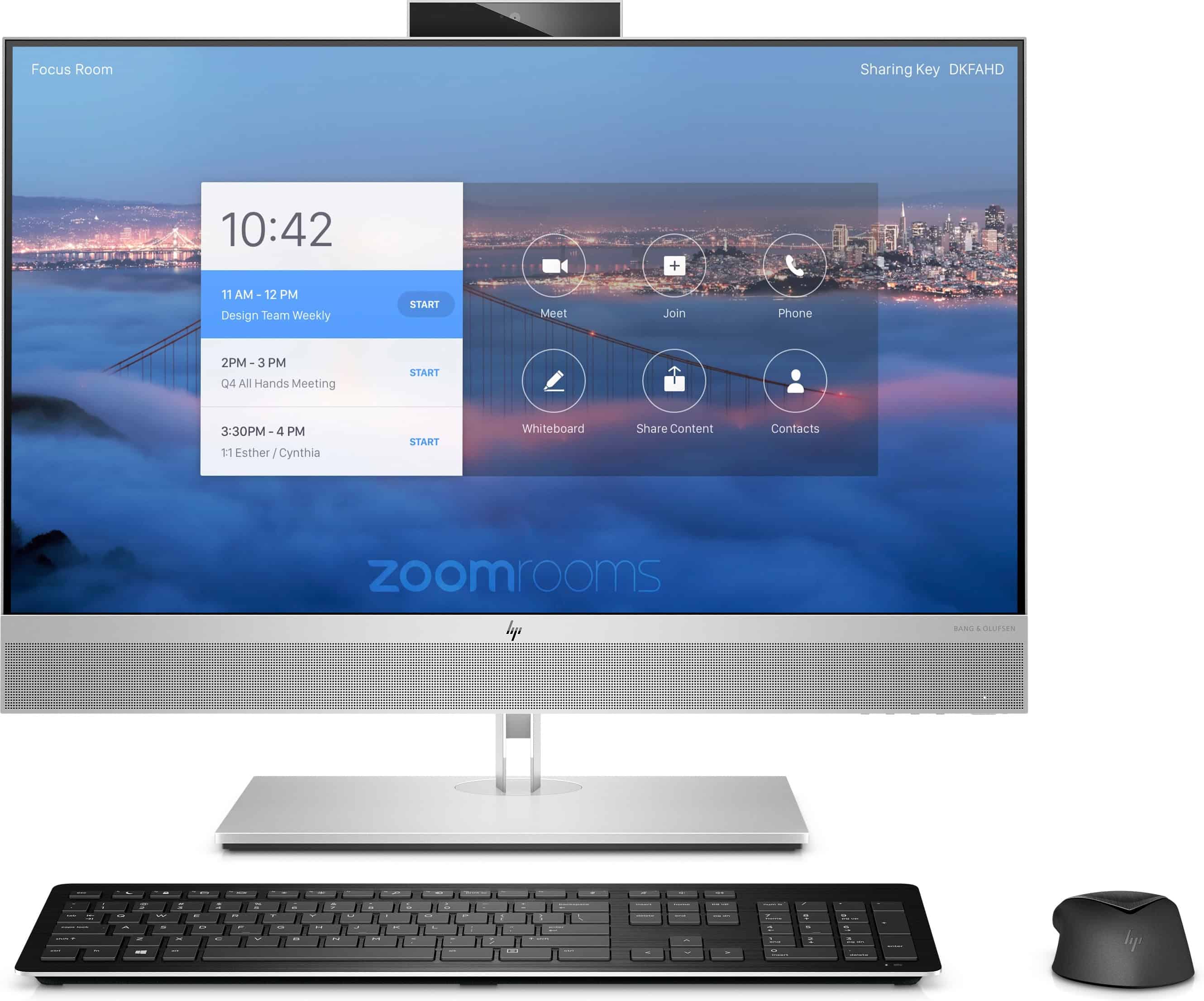 HP Collaboration G6 Intel® Core™ i5 i5-10500 68,6 cm (27) 2560 x 1440 Pixels Touchscreen Alles-in-één-pc 8 GB DDR4-SDRAM 128 GB SSD Windows 10 IoT Enterprise Wi-Fi 6 (802.11ax) Zilver (346B9AW#ABH) thumbnail