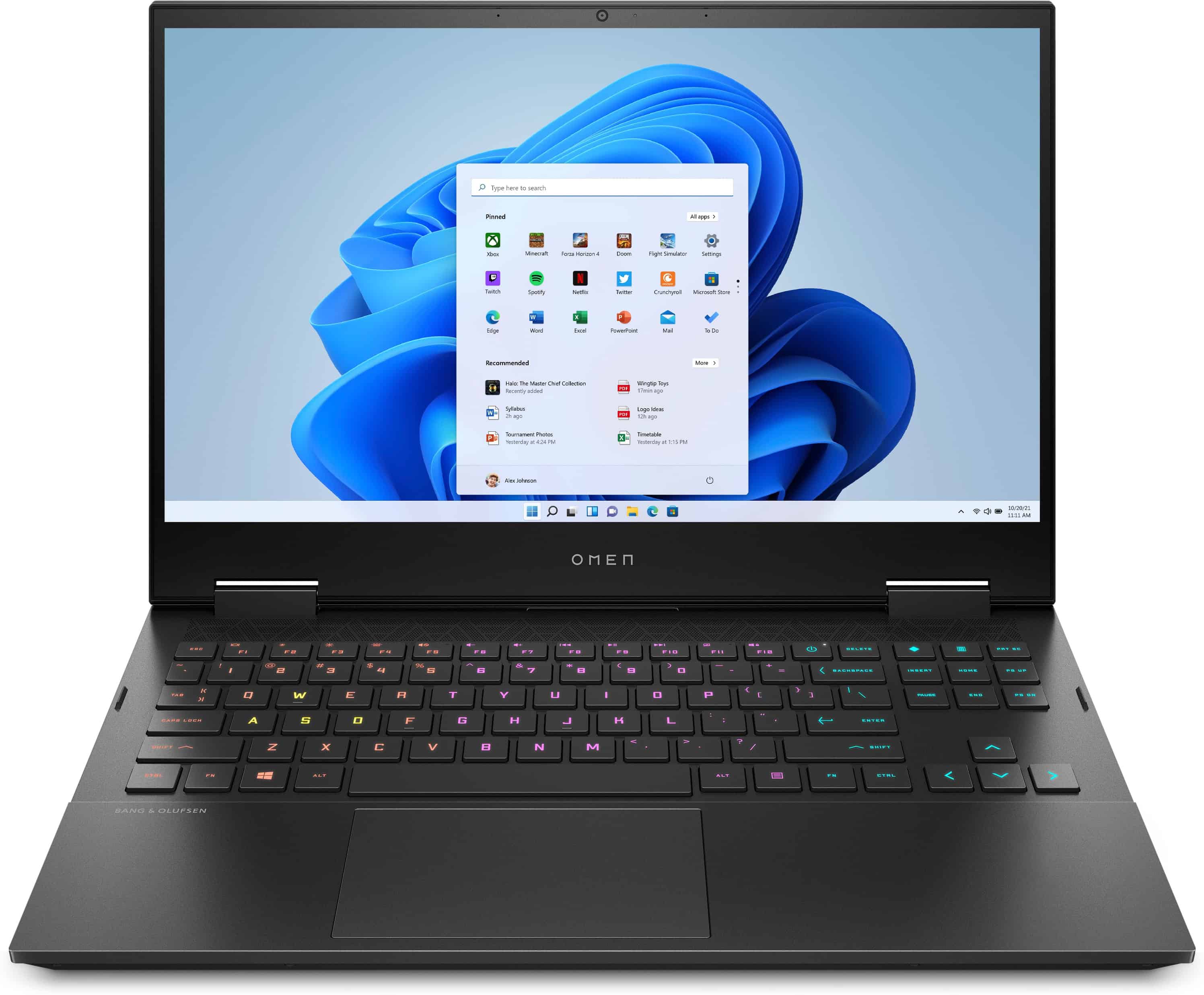 HP OMEN 15-ek1420nd Intel® Core™ i7 i7-10870H Laptop 39,6 cm (15.6) Full HD 16 GB DDR4-SDRAM 1 TB SSD NVIDIA GeForce RTX 3060 Wi-Fi 6 (802.11ax) Windows 10 Home Zwart (386C8EA#ABH) thumbnail