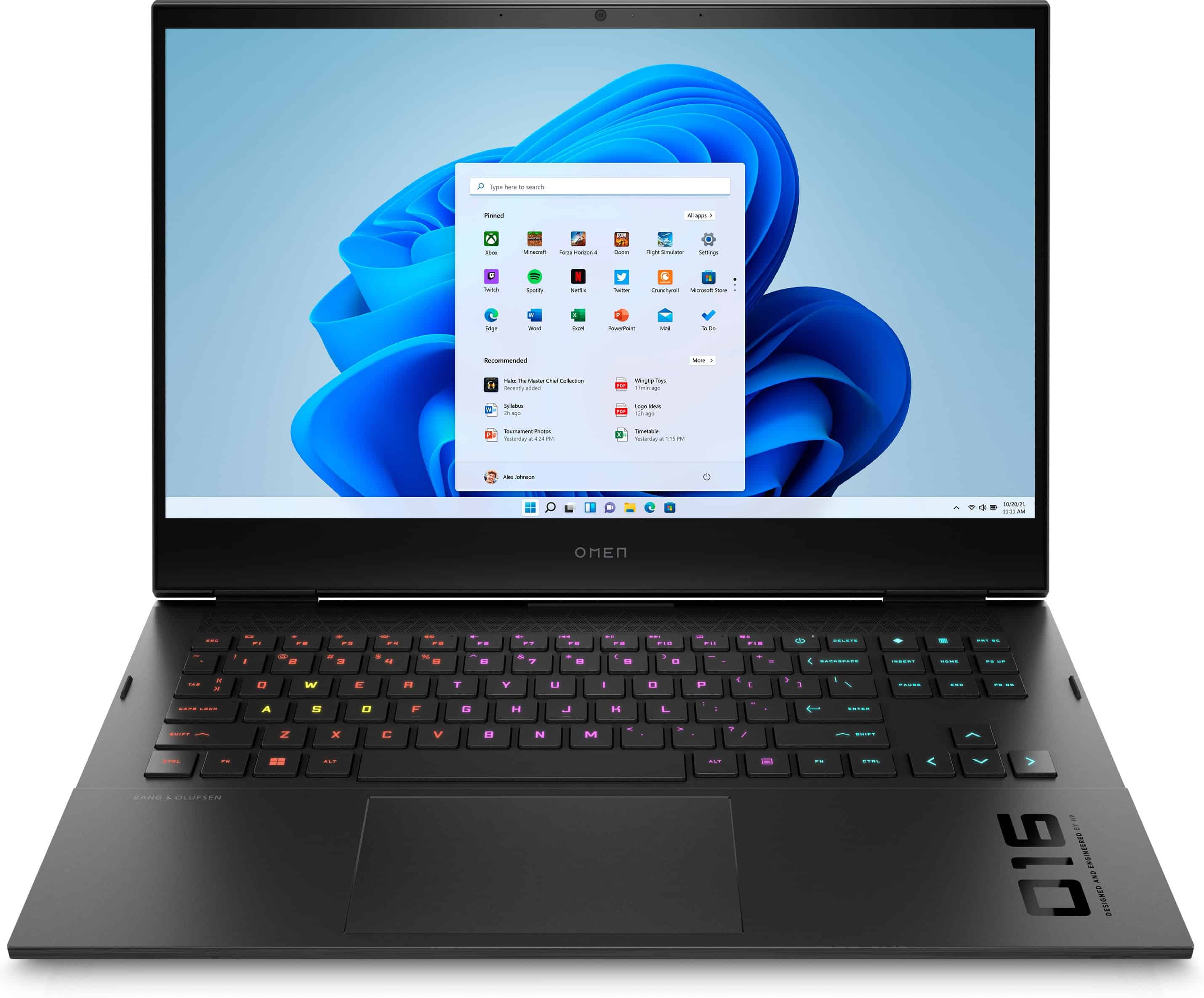 OMEN by HP Laptop 16-b1000nd Intel® Core™ i7 i7-12700H 40,9 cm (16.1") Quad HD 32 GB DDR5-SDRAM 1 TB SSD NVIDIA GeForce RTX 3070 Ti Wi-Fi 6E (802.11ax) Windows 11 Home Zwart (65Z98EA#ABH) thumbnail