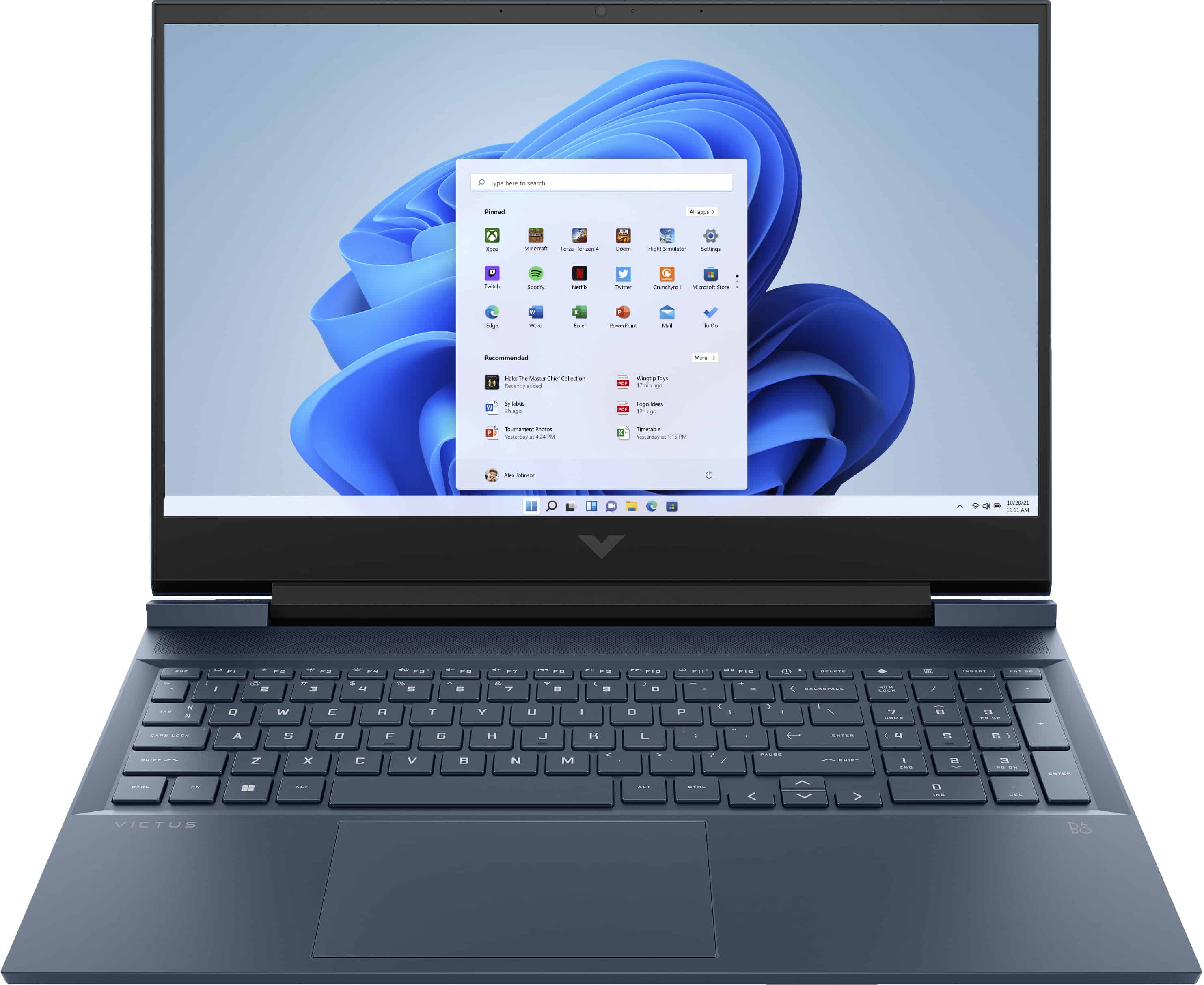 Victus by HP 16-d1495nd Intel® Core™ i7 i7-12700H Laptop 40,9 cm (16.1") Full HD 16 GB DDR5-SDRAM 1 TB SSD NVIDIA GeForce RTX 3060 Wi-Fi 6E (802.11ax) Windows 11 Home Blauw (686N7EA#ABH) thumbnail