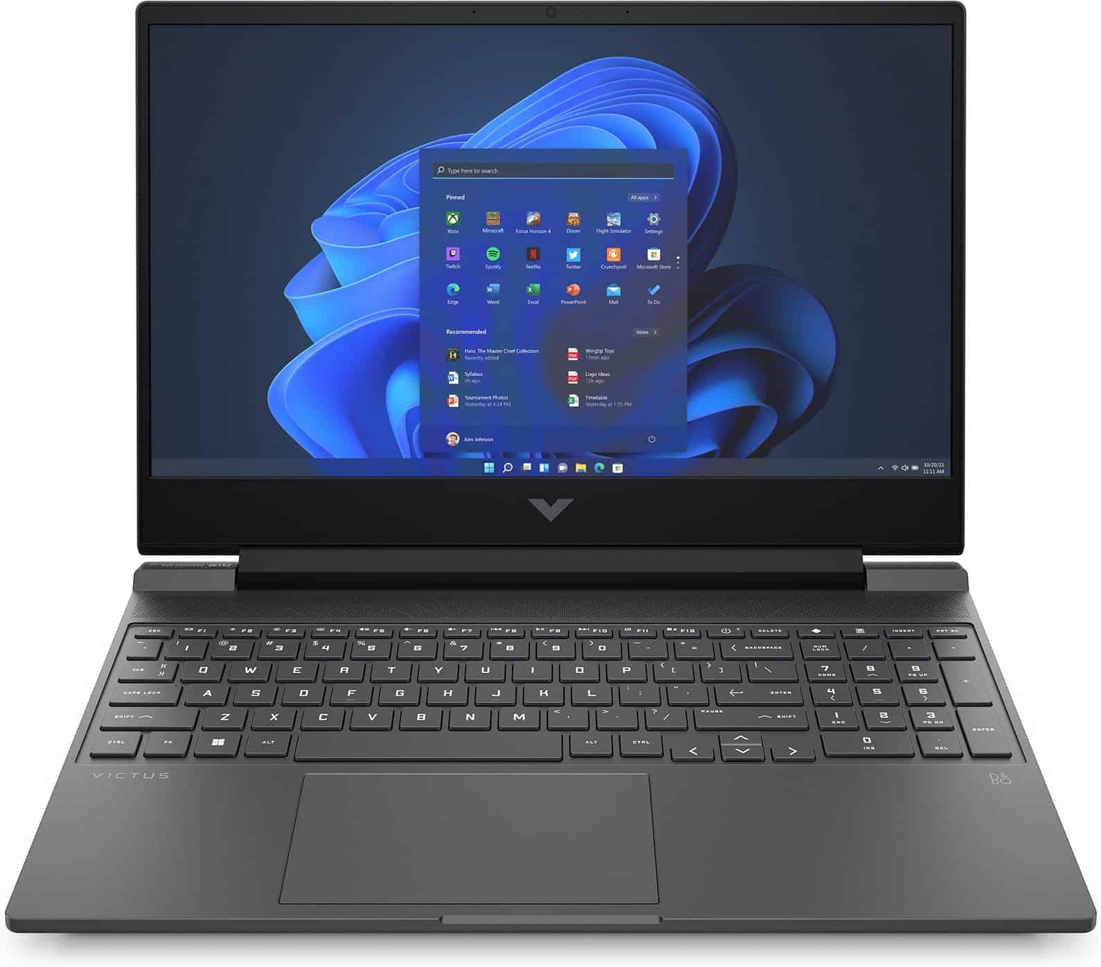 Victus by HP 15-fb0250nd AMD Ryzen™ 7 5800H Laptop 39,6 cm (15.6") Full HD 16 GB DDR4-SDRAM 512 GB SSD NVIDIA GeForce RTX 3050 Ti Wi-Fi 6 (802.11ax) Windows 11 Home Zwart (6F7V7EA#ABH) thumbnail