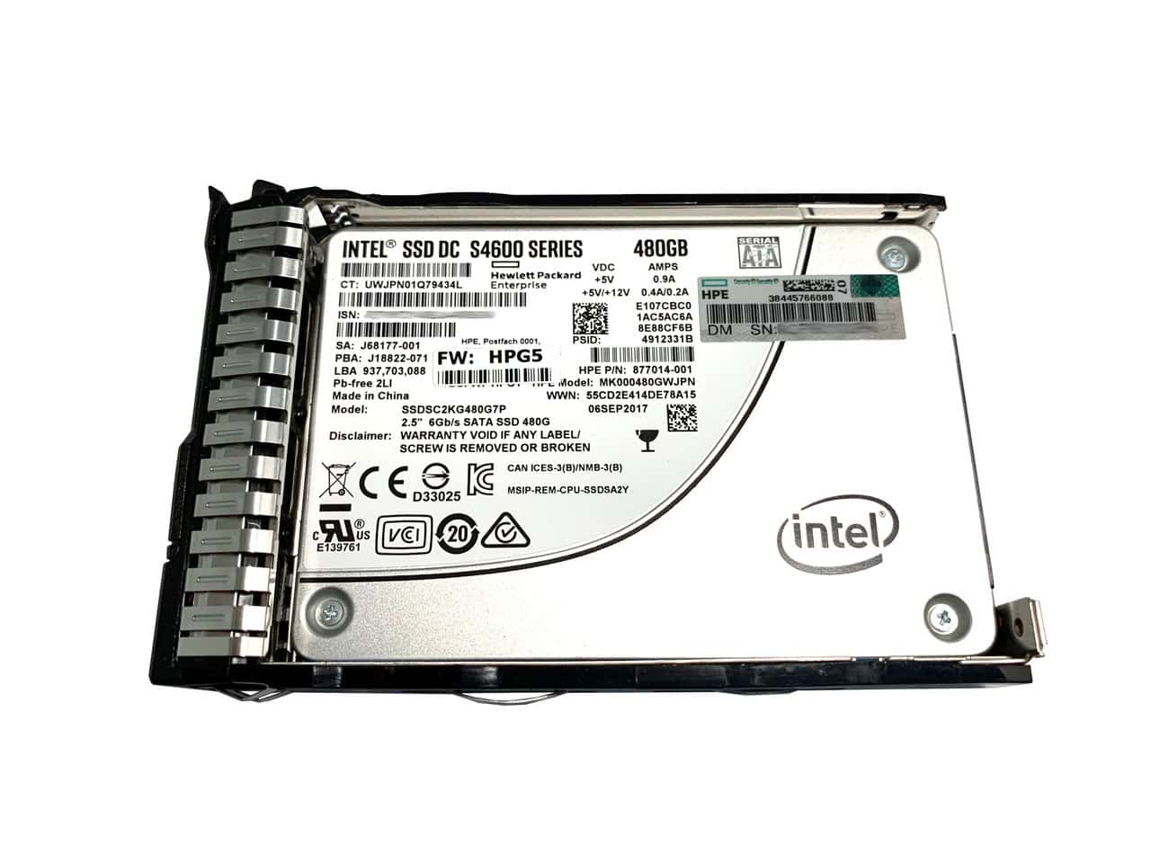 HPE 480GB SATA MU SFF SC DS Reman SSD (875470R-B21) thumbnail