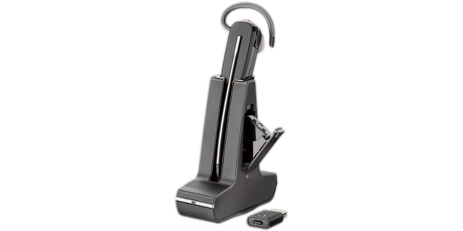 HP Poly Savi 8245-M Microsoft Teams Certified DECT 1880-1900 MHz USB-A Headset +D200 (8D3F4AA#ABB) thumbnail