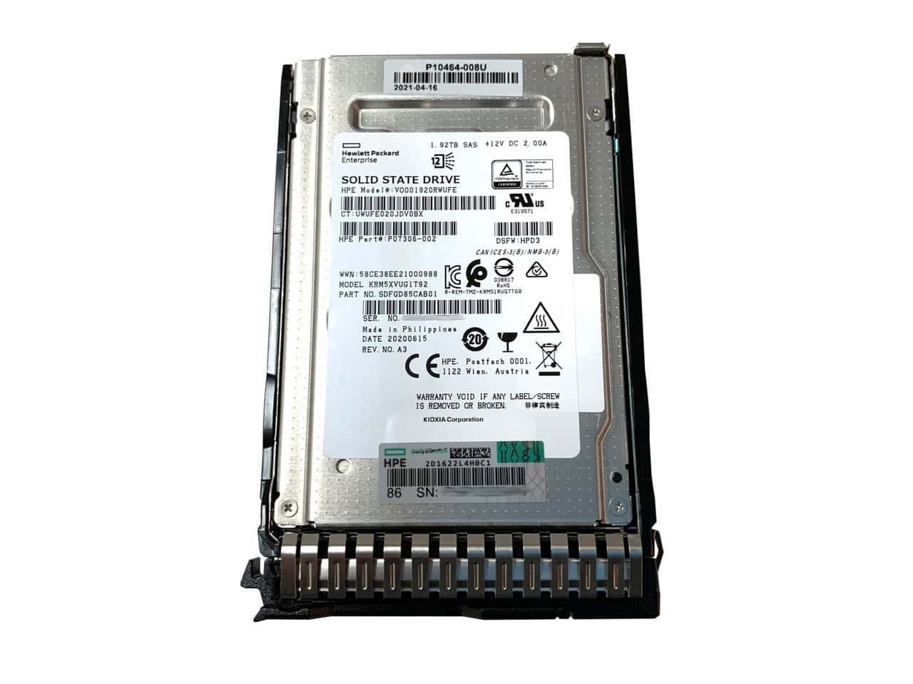 HP P37011-B21 1.92 Tb 2.5 Sas (P37011R-B21) thumbnail