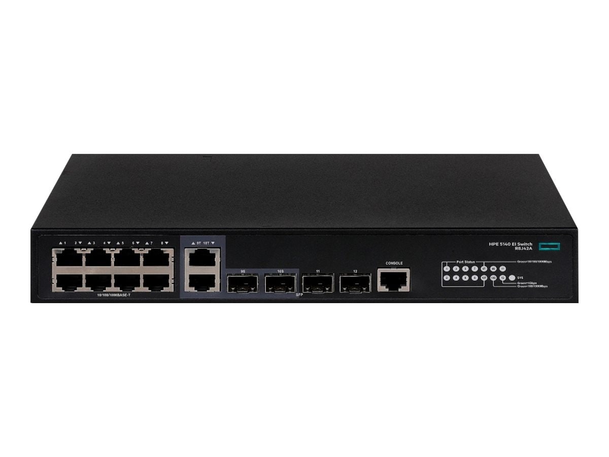 HPE 5140 8G 2SFP 2GT EI Switch (R8J42A#ABB) thumbnail