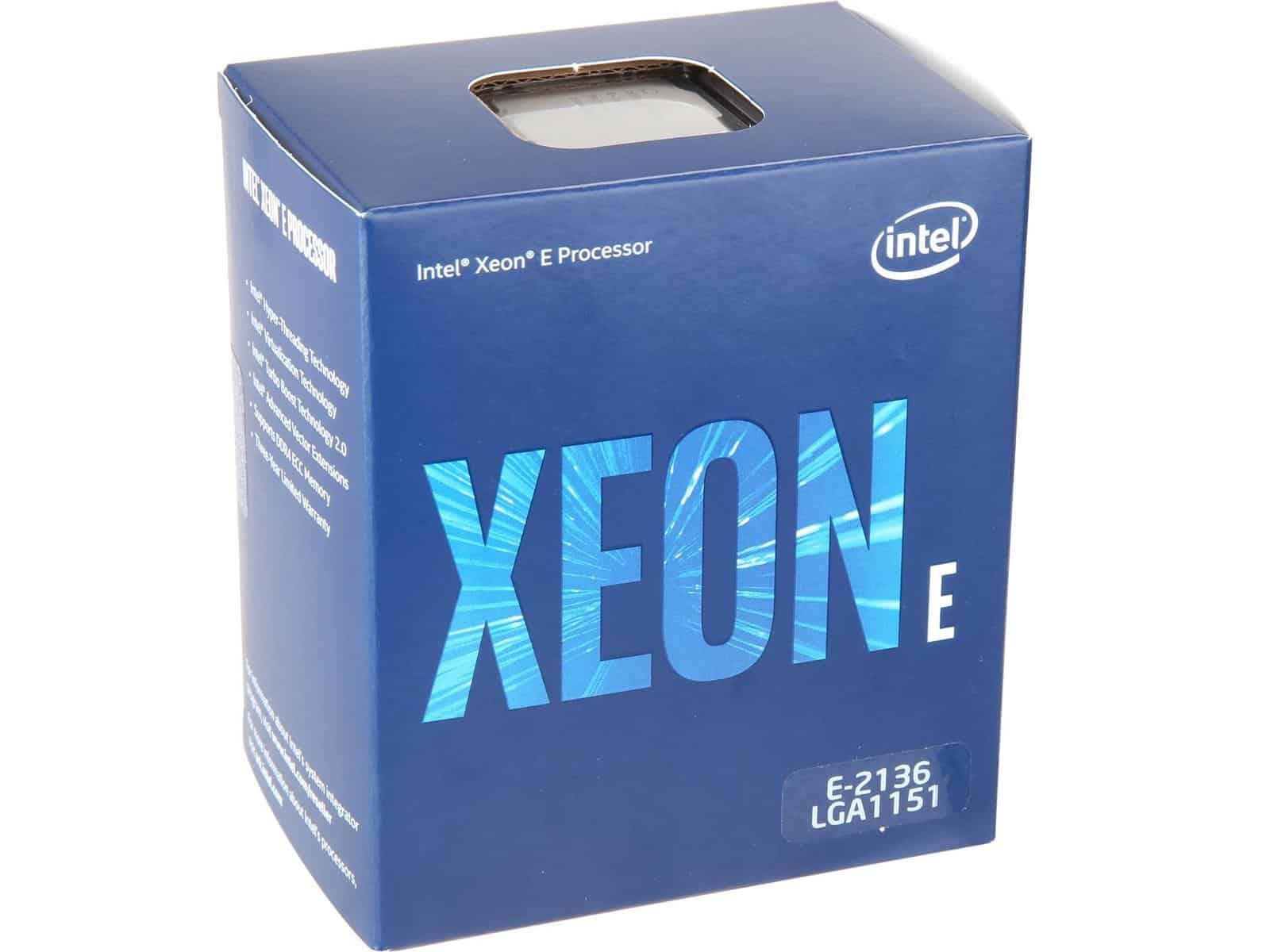 Intel XEON E-2136 12M CACHE 3.3 GHZ BOXED (BX80684E2136) thumbnail