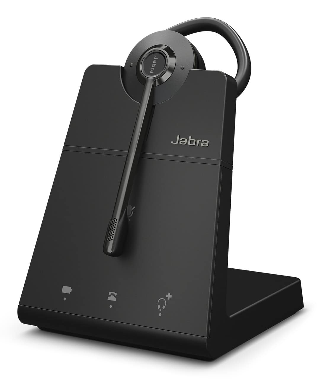 Jabra Engage 45 SE Headset Draadloos oorhaak, Hoofdband Kantoor/callcenter Zwart (9655-523-117) thumbnail