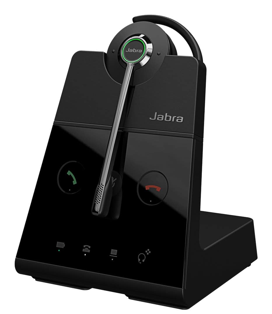 Jabra Engage 65 SE Headset Draadloos Hoofdband Kantoor/callcenter USB Type-C Zwart (9655-553-117) thumbnail