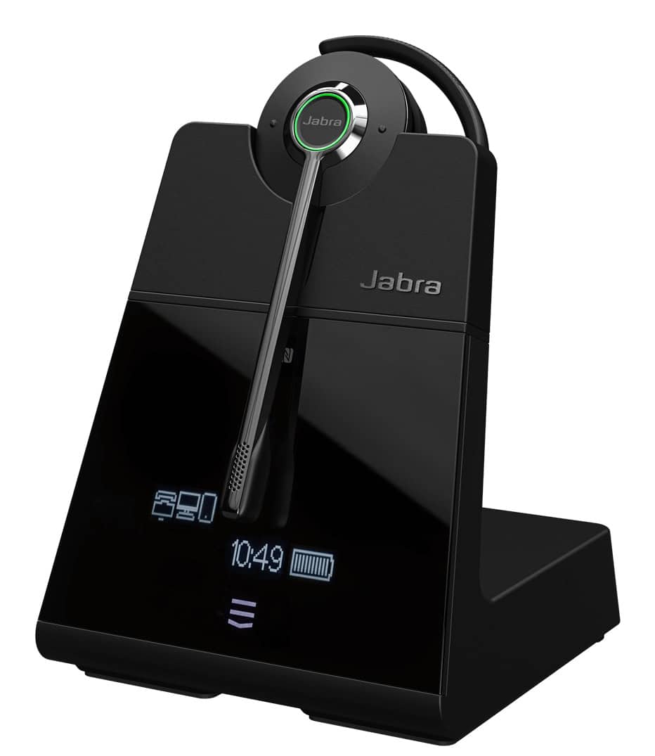 Jabra Engage 75 SE Headset Draadloos oorhaak Kantoor/callcenter Bluetooth Zwart (9655-583-117) thumbnail