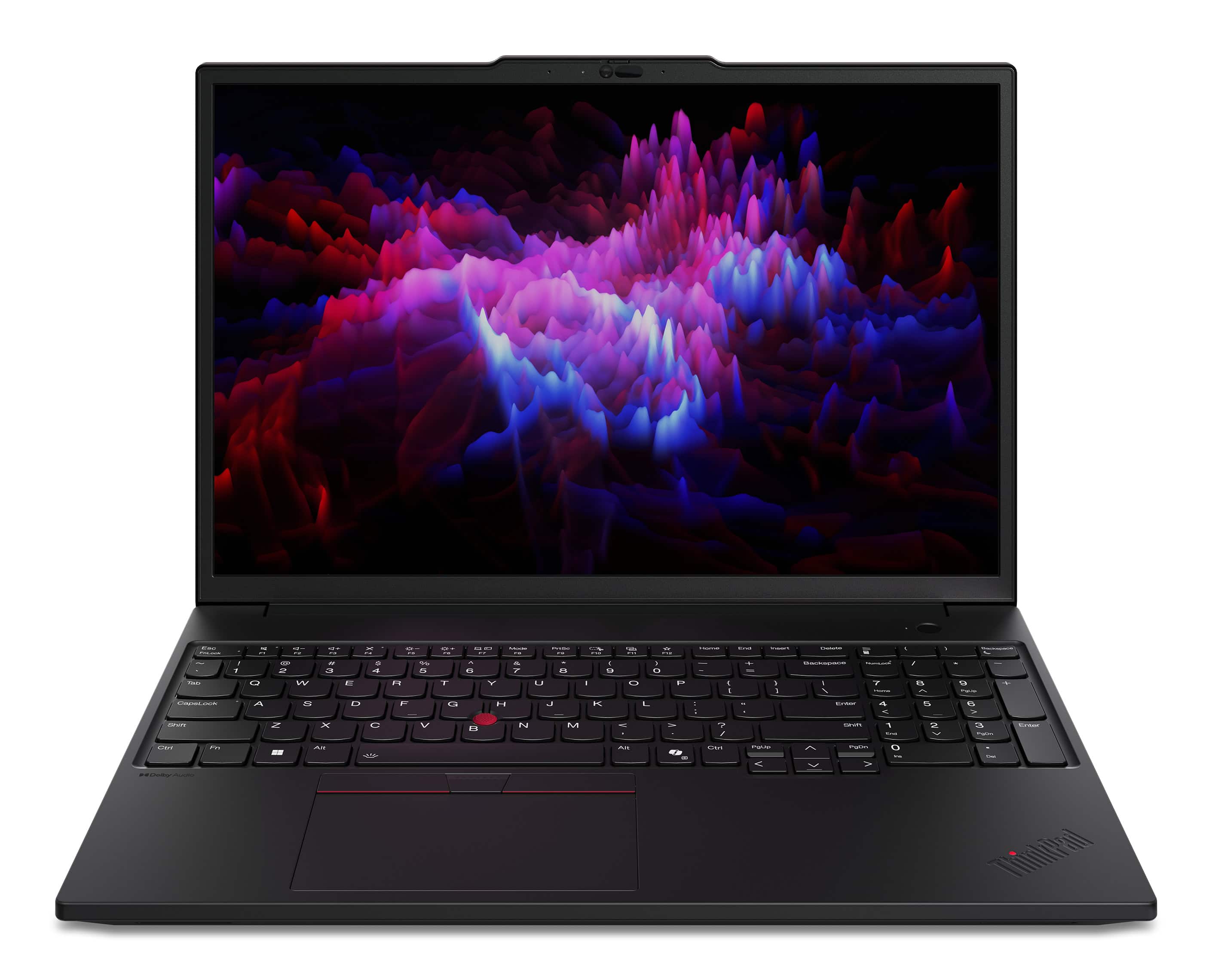 Lenovo ThinkPad P16s Gen 3 (Intel) Intel Core Ultra 9 185H Mobiel werkstation 40,6 cm (16) WQUXGA 64 GB DDR5-SDRAM 1 TB SSD Wi-Fi 6E (802.11ax) Windows 11 Pro Engels Zwart (21KS000QMH) thumbnail