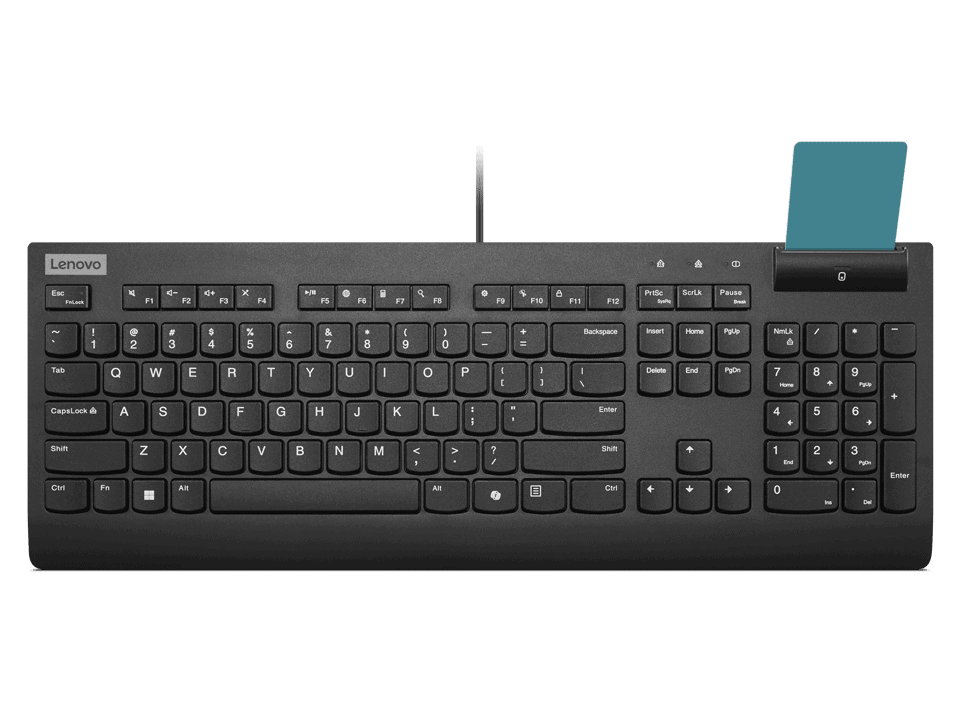 Lenovo Smartcard Wired Keyboard II AI - (4Y41R64690) thumbnail