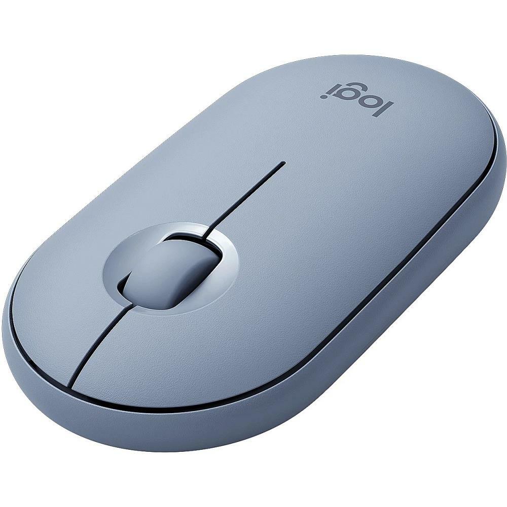 Logitech Pebble M350 Wireless Mouse BLUE GREY EME (910-005719) thumbnail