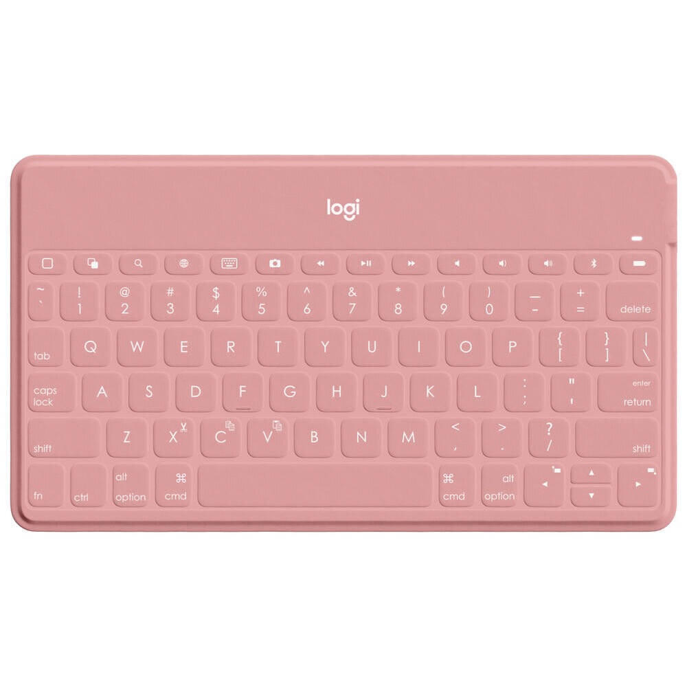 Logitech Keys-To-Go - Tastatur - Bluetooth - QWERTY - Spanisch - Blush Pink - für Apple iPad/iPhone/TV (920-010043) thumbnail