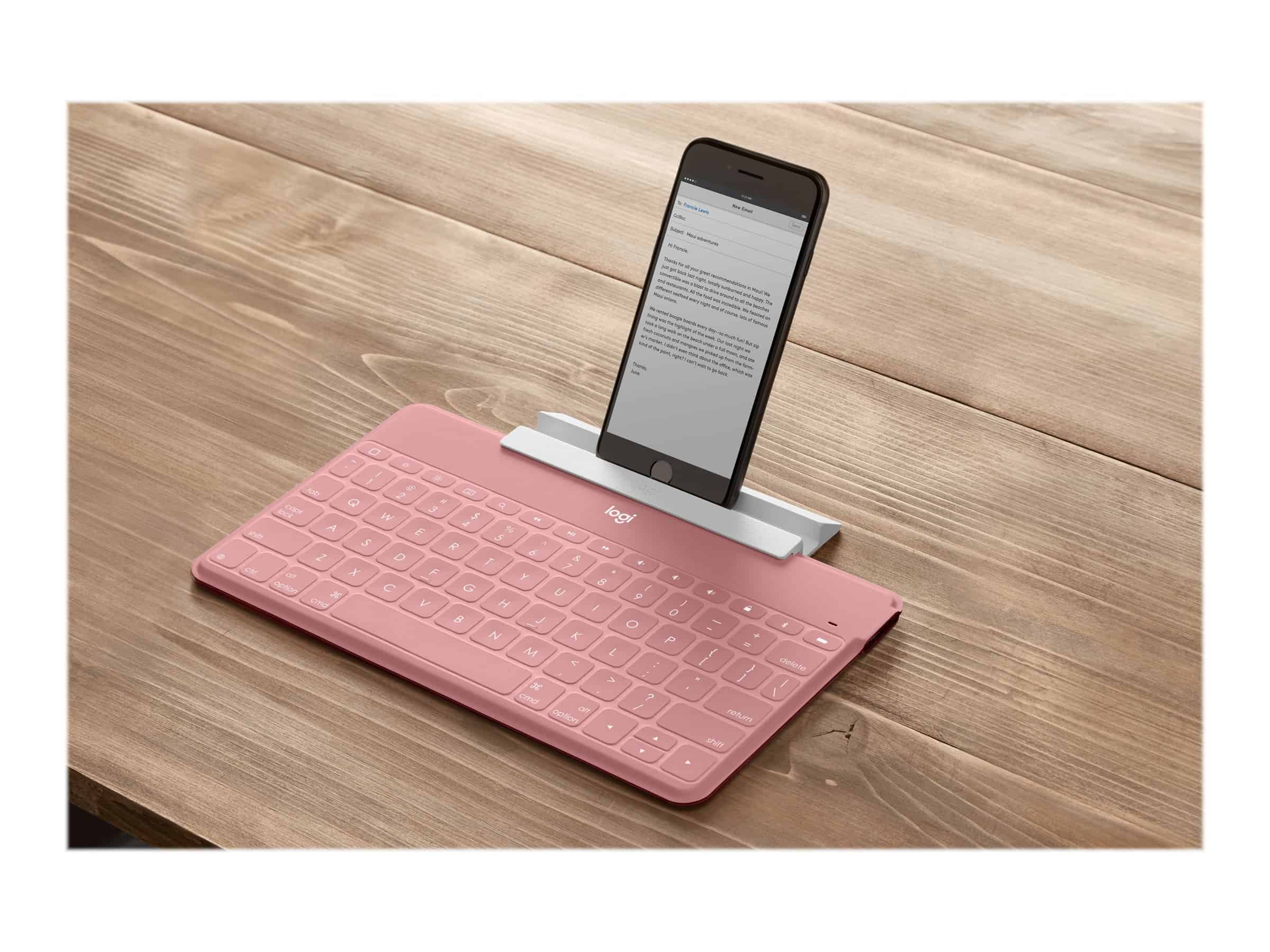 Logitech Keys-To-Go BLUSH PINK CH CENTRAL (920-010049) thumbnail