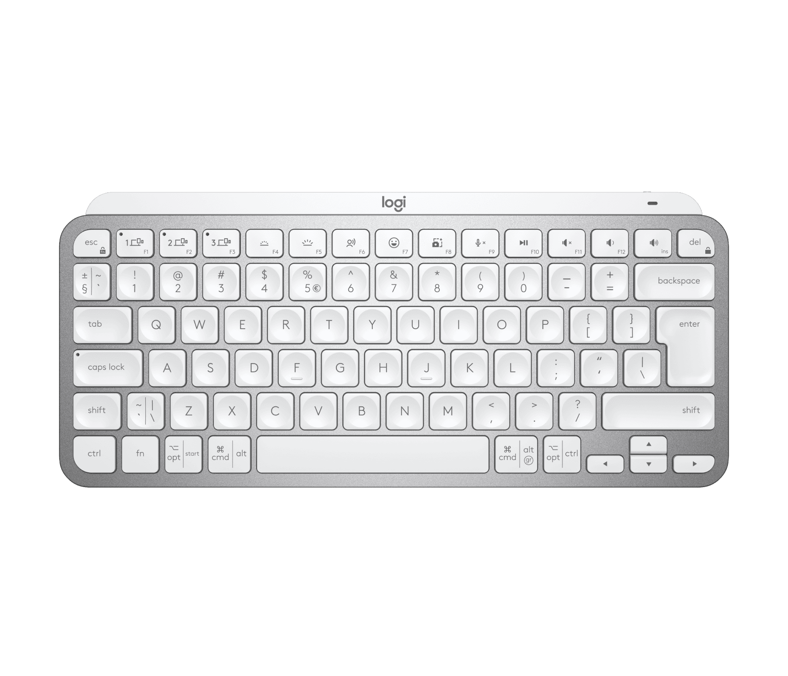 Logitech MX KEYS MINI FOR BUSINESS - PALE GREY - (920-010607) thumbnail
